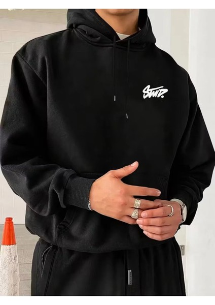 Erkek Baskılı 3 Iplik Sweatshırt Oversize fiyatları