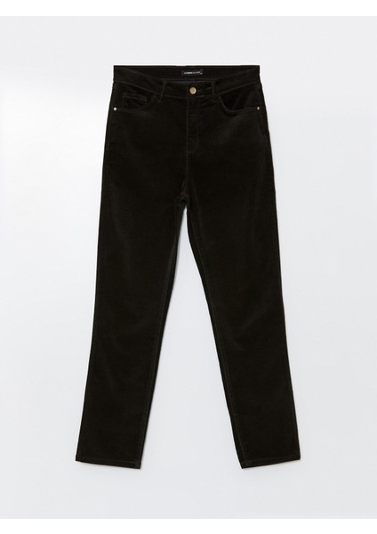 Yeni Sezon Dar Fit Kadife Kadın Pantolon indirimleri