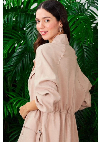 MM25.0237 Moodbasic Çıtçıtlı Astarsız Trench modelleri