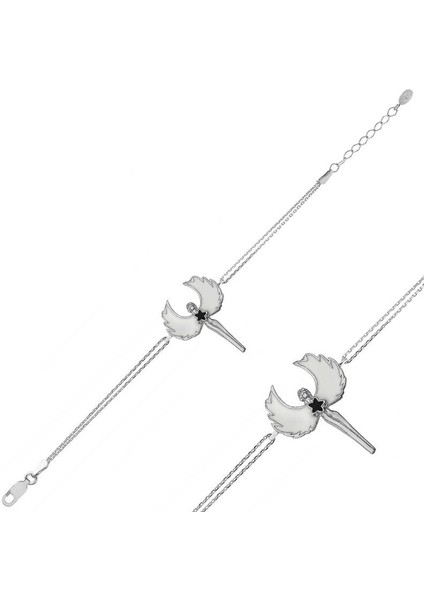 925 Ayar Gümüş Su Perisi Bileklik T4956 (770770)