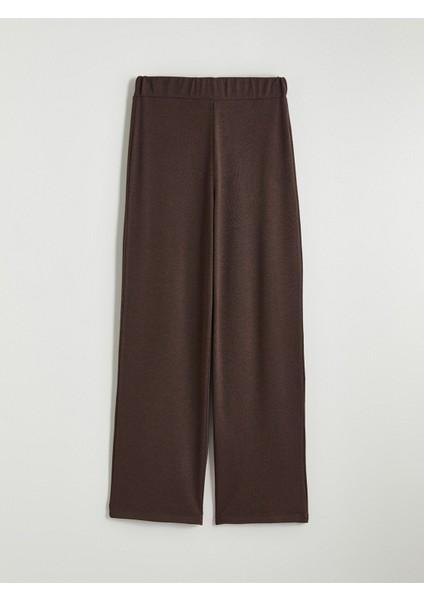 Yeni Sezon Beli Lastikli Parlak Görünümlü Kadın Pantolon indirimleri