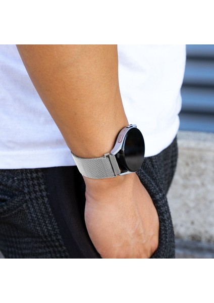 Huawei Watch Gt5 Gt4 Gt3 Gt2 GT2E/GT5 Pro Gt3 Pro Gt2 Pro (46MM) Uyumlu Metal Hasır Mıknatıslı Kordon A+Kalite Milano 22MM Android Kayış indirimleri