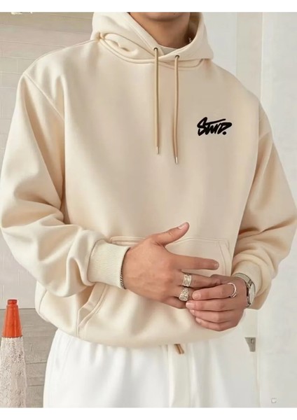 Erkek Baskılı 3 Iplik Sweatshırt Oversize fiyatları