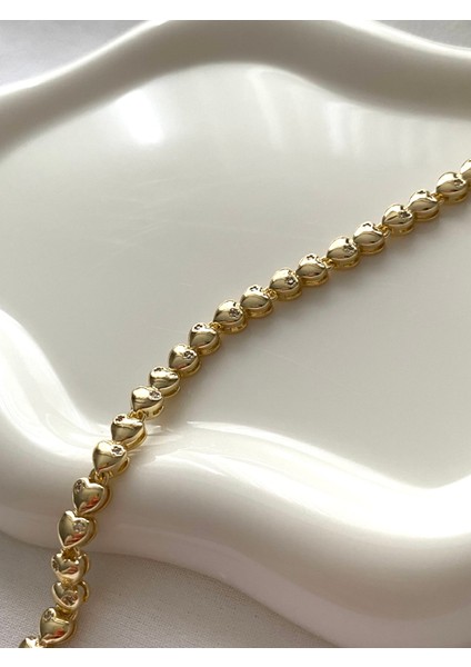 Alpjewel 316L Kalp Figürlü Xupıng Bileklik Kararmaz Çelik