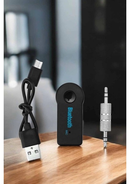 Kablosuz Bluetooth Aux Araç Kiti Siyah Hafıza Kartlı fiyatları