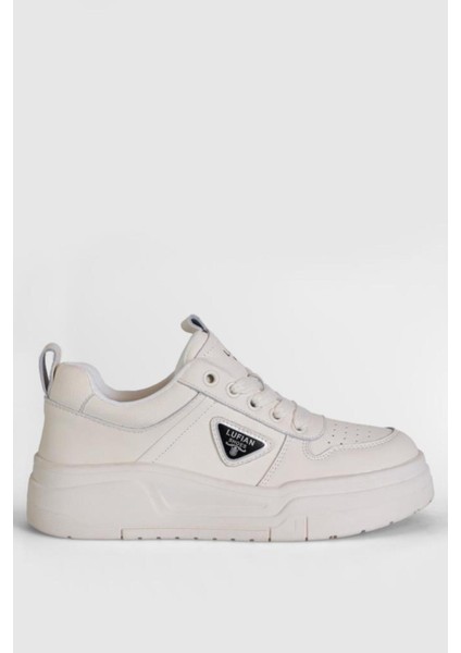 122230050 Jennifer Kadın Hakiki Deri Klasik Sneaker Beyaz