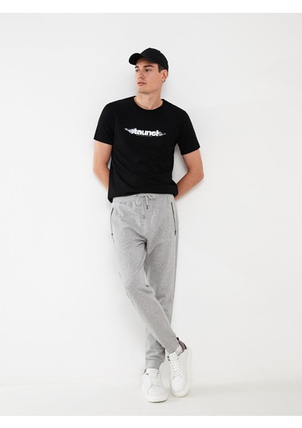 Yeni Sezon Slim Fit Erkek Kalın Jogger Eşofman Altı