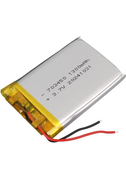 703450 3.7V 1300MAH Lityum Polimer (Li-Po) Batarya Ciklet Pil fiyatları