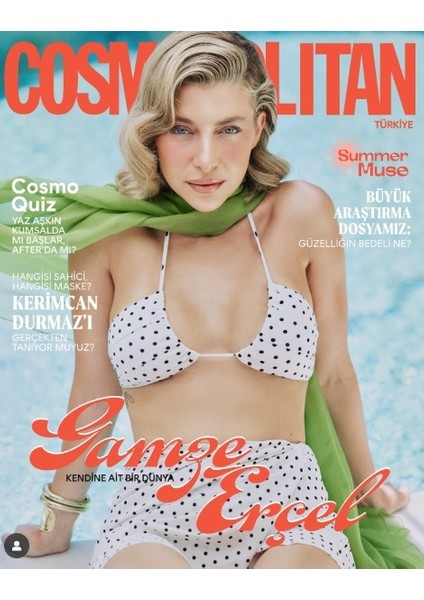 Cosmopolitan Eylül 2025 İki kapak olarak yayınlan bu sayıda kapak tercih edebilirsiniz