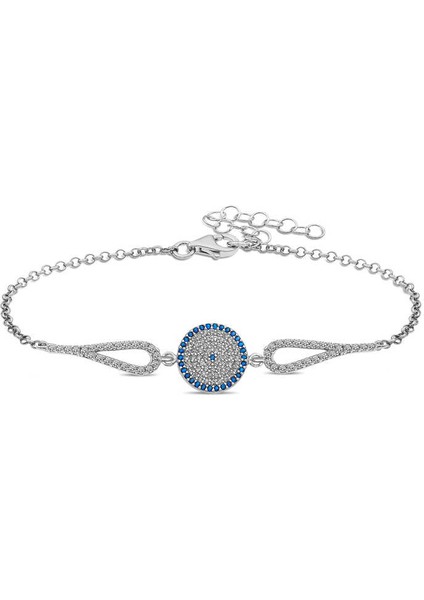 925 Ayar Gümüş Nazar Bileklik T5269 (770770)