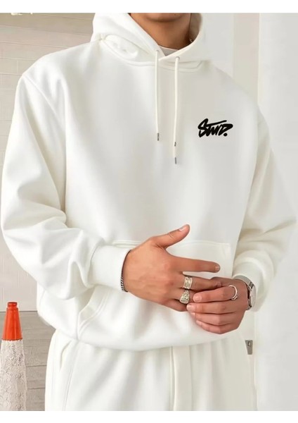 Erkek Baskılı 3 Iplik Sweatshırt Oversize fiyatları