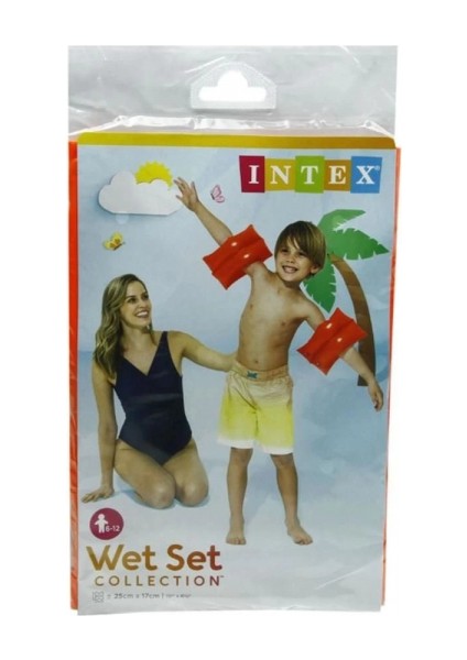 Intex Çift Boğumlu Kırmızı Kolluk 25X17 cm (6-12 Yaş) fırsatları