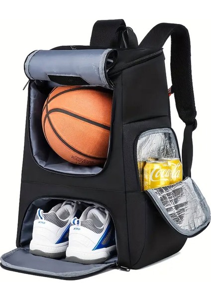 Termal ve Ayakkabı Bölmeli Geniş Ebatlı Spor Sırt Çantası - Basketbol, Voleybol,futbol Sırt Çantası
