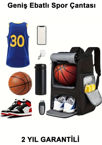 Termal ve Ayakkabı Bölmeli Geniş Ebatlı Spor Sırt Çantası - Basketbol, Voleybol,futbol Sırt Çantası fırsatları