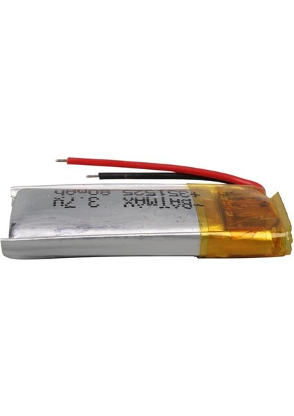 351525 3.7V 80MAH Lityum Polimer (Li-Po) Batarya Ciklet Pil modelleri