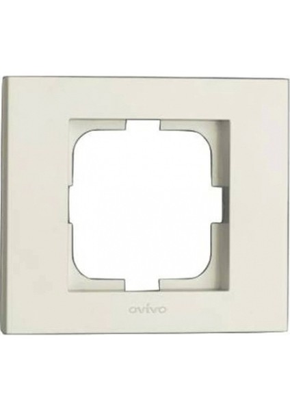 Beyaz Tekli Çerçeve - Priz ve Anahtar Için Uyumlu Çerçeve fiyatları