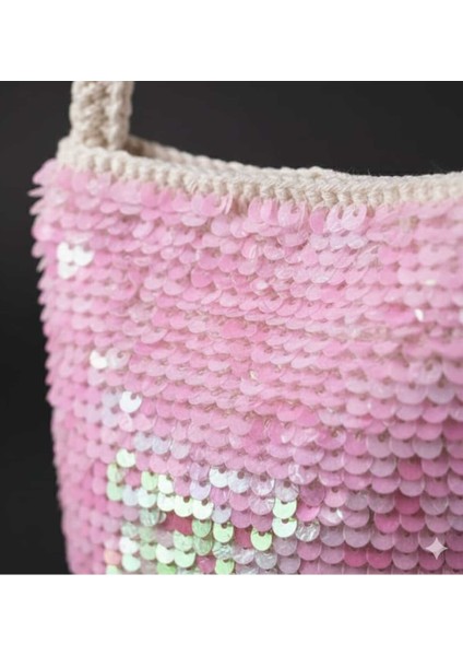 Mini Pullu Model Makrome Tığ Işi El Örgüsü Çanta fiyatları