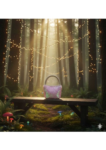 Mini Pullu Model Makrome Tığ Işi El Örgüsü Çanta fırsatları