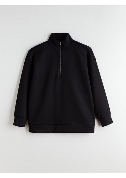 Yeni Sezon Dik Yaka Kadın Sweatshirt indirimleri