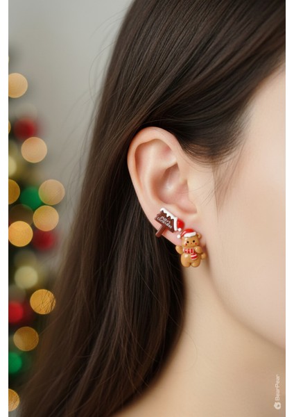 2'li Merry Christmas Yılbaşı Yeni Yıl Küpesi fiyatları