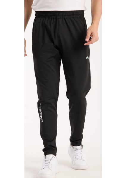 Slim Fit Siyah Yazılı Eşofman Altı fırsatları