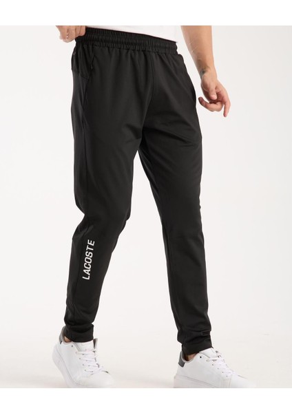 Slim Fit Siyah Yazılı Eşofman Altı indirimleri