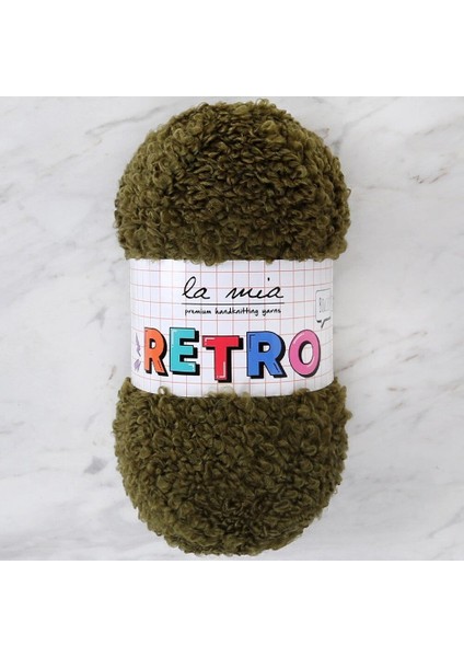 La Mia Retro Asker Yeşili El Örgü Ipi - LM8001