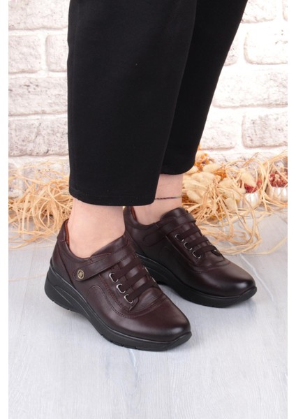 7313 Rahat Esnek Kaymaz Taban Hakiki Deri Kadın Ayakkabı fırsatları