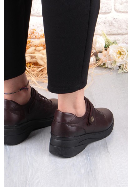 7313 Rahat Esnek Kaymaz Taban Hakiki Deri Kadın Ayakkabı indirimleri