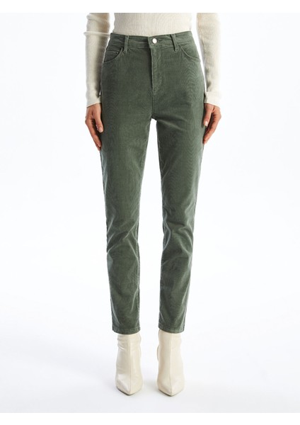 Yeni Sezon Dar Fit Kadife Kadın Pantolon fiyatları