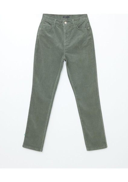 Yeni Sezon Dar Fit Kadife Kadın Pantolon indirimleri