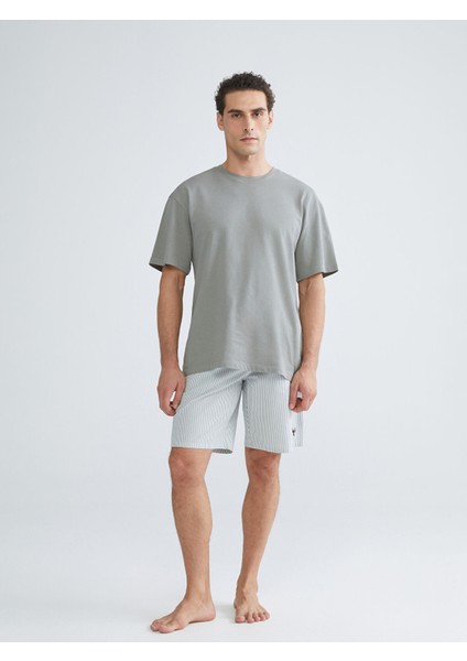 Yeni Sezon Standart Kalıp Erkek Pijama Alt Şort