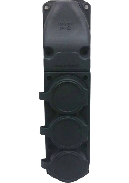 3lü Kaucuk Topraklı Klemens Kapaklı (5047)