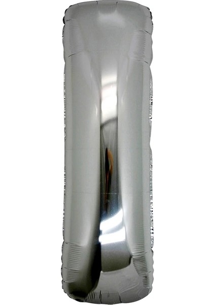 I Harf Folyo Balon Gümüş Renk 40 Inç (5047)