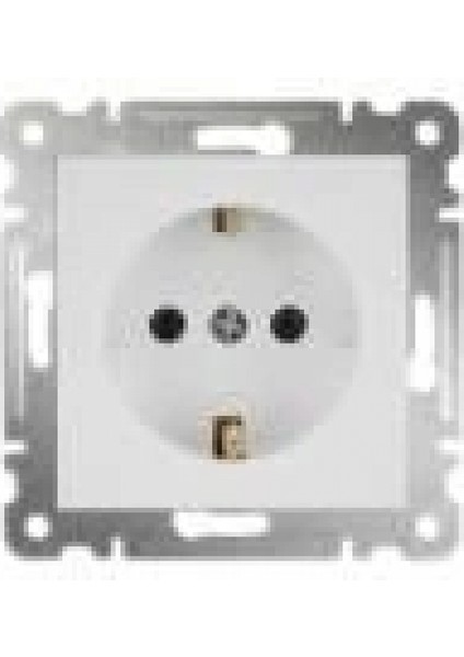 Beyaz Topraklı Priz Çerçevesiz - Priz ve Anahtar Için Uyumlu Çerçeve fiyatları