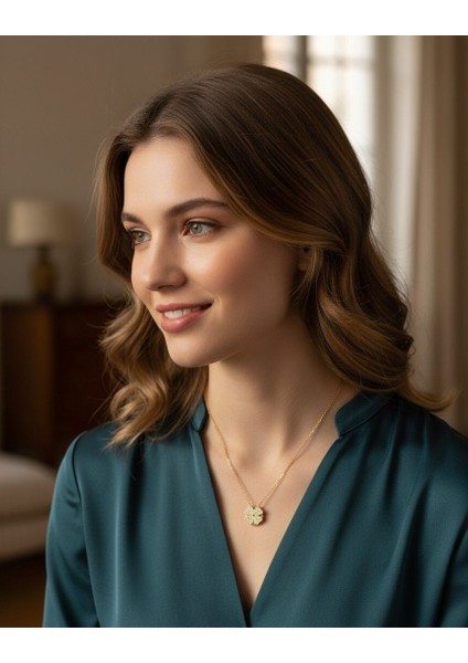 Açılabilen Kalp-Yonca Kolye fiyatları