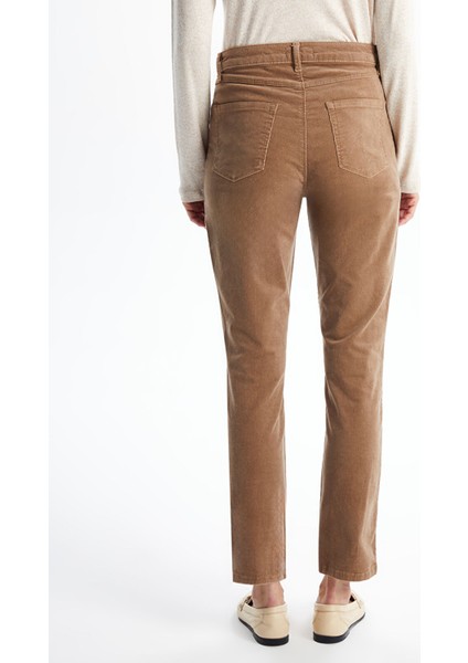 Yeni Sezon Dar Fit Kadife Kadın Pantolon indirimleri
