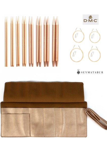 Dmc Değiştirilebilir Misinalı Şiş Seti 8'li Deluxe Set