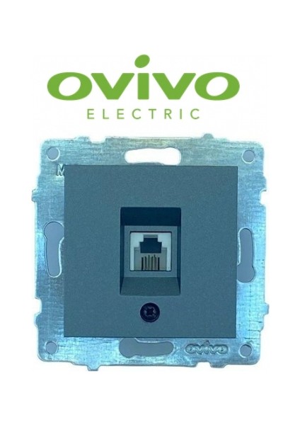 Füme Telefon Pirizi Numeris Çerçevesiz Grano - Priz ve Anahtar Için Uyumlu Çerçeve fiyatları