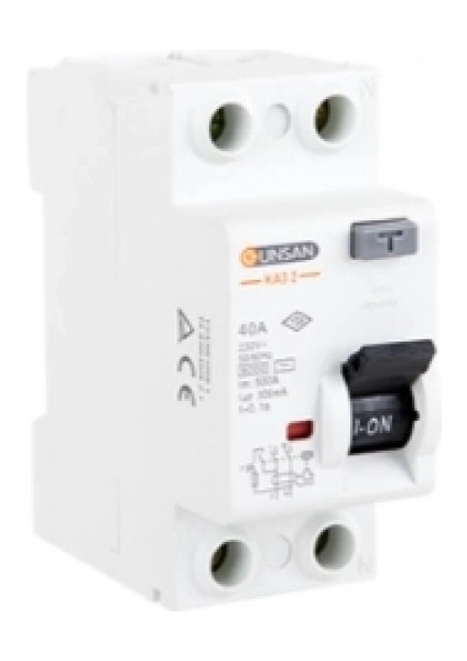 2X40A 30MA Kaçak Akım Rolesi Ka3 2-40/30MA