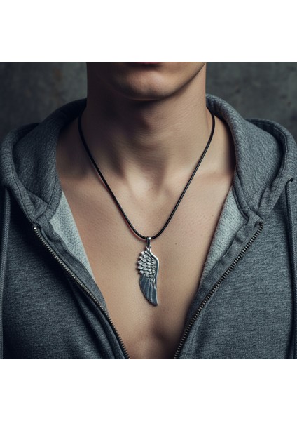 Antik Melek Kanat Gümüş Kaplama Kolye Ucu fiyatları