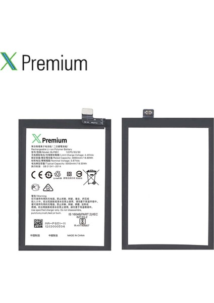 Xpremium Oppo A74 4g Uyumlu Batarya Pil Süper Yüksek Kalite 5000 Mah BLP851 fırsatları