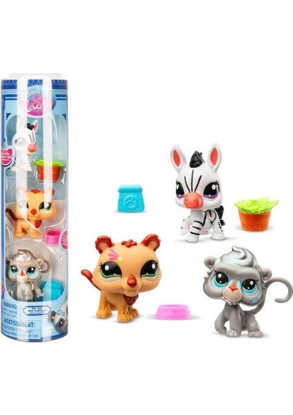 0621 Littlest Pet Shop Minişler 3’lü Figür Seti S2