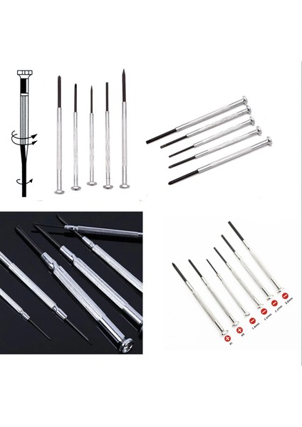 16 Parça Hassas Tornavida Seti Saatçi ve Telefoncu Tornavidası (5047) fiyatları