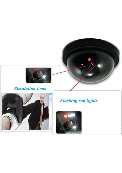 Gerçek Görünümlü Maket Güvenlik Kamerası (5047) indirimleri