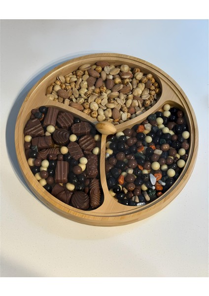 Kapaklı 3 Bölmeli Çerezlik