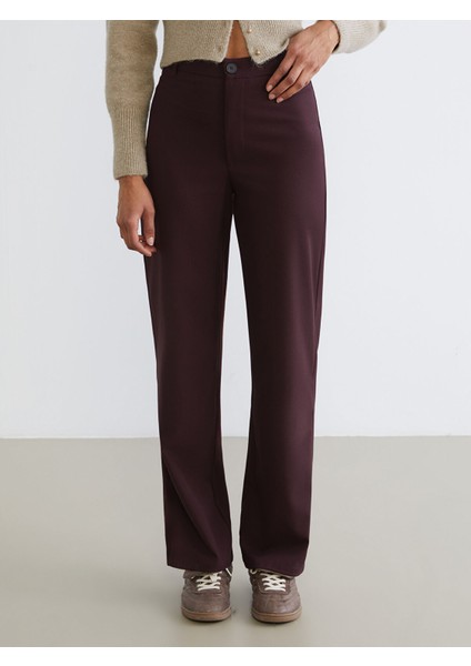 Yeni Sezon Regular Fit Geniş Paça Kadın Pantolon fiyatları