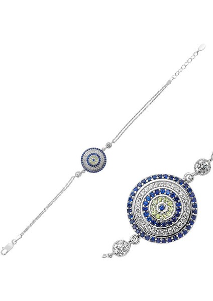 925 Ayar Gümüş Nazar Bileklik BR0460193 (770770)