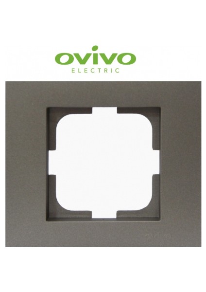 Antrasit Tekli Çerçeve Grano - Priz ve Anahtar Için Uyumlu Çerçeve fiyatları