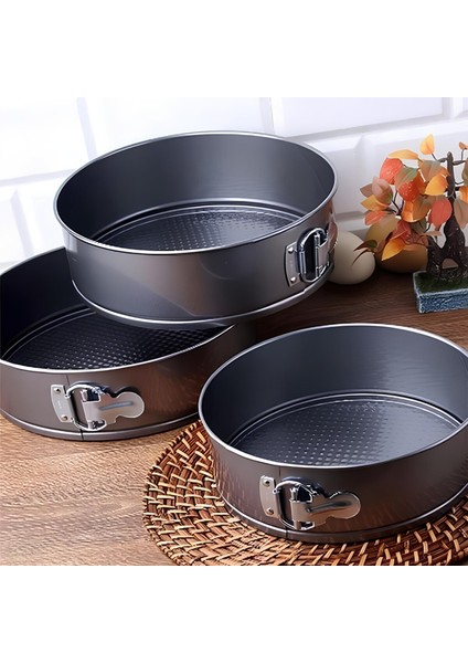 3'lü Kelepçeli Kek Kalıbı Seti